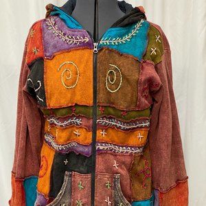 Rising International Womens XL Boho Hoodie XL